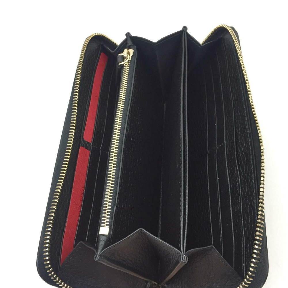 VALENTINO Rockstud Continental Leather wallet - Picture 8 of 13
